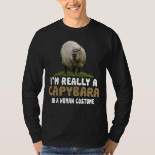 Wasserschwein Kostüm Mädchen Jungen Frauen Nagetie T-Shirt