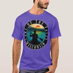 Wassersee Wisconsin Canoeing T-Shirt
