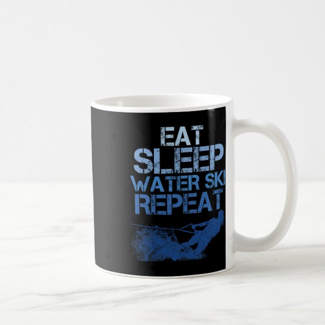 Wasserski-Enthusiast-Slogan  Kaffeetasse (Rechts)