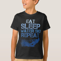 Wasserski-Enthusiast-Slogan