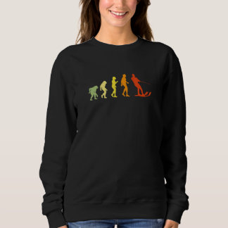Wasserski-Evolution Wasserskifahrer Sweatshirt
