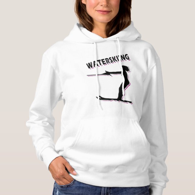 Wasserski für Damen Wassersportzentrum Hoodie (Vorderseite)