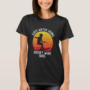 Wasserski Jet Ski Wasserski Langlauf Sommersport T-Shirt