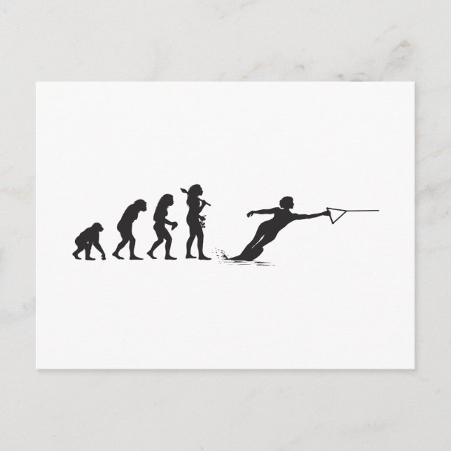 Wasserski Postkarte (Vorderseite)