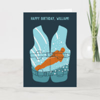 Wasserski-Rettungswesten Grafik Personalisiert