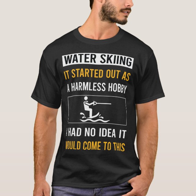 Wasserski Ski Waterski Wasserski Wasserski T-Shirt (Vorderseite)