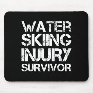 Wasserski-Unfallüberlebender Mousepad