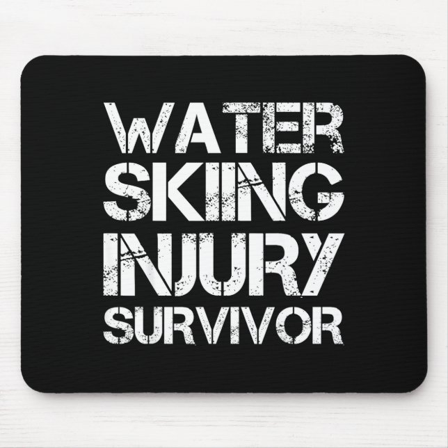 Wasserski-Unfallüberlebender  Mousepad (Vorne)