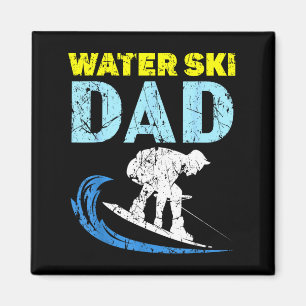Wasserski-Vater Wasserski fahrender Daddy je Vater Magnet