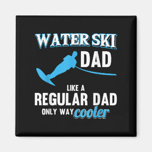Wasserski-Vater wie ein Vater Beach Athleten Wa Magnet