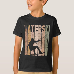 Wasserski Vintage Wasserskilaufen Retro Wasserskif T-Shirt