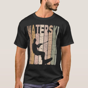 Wasserski Vintage Wasserskilaufen Retro Wasserskil T-Shirt