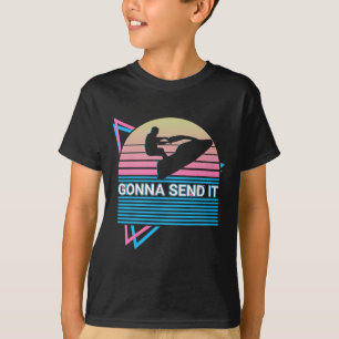 Wasserski Wasserskifahren Retro Wird es losschicke T-Shirt