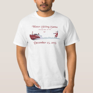 Wasserski Weihnachtsmann - Chautauqua See T-Shirt