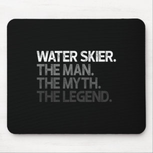 Wasserskifahrer Skifahren Der Mann Mythos Legende  Mousepad