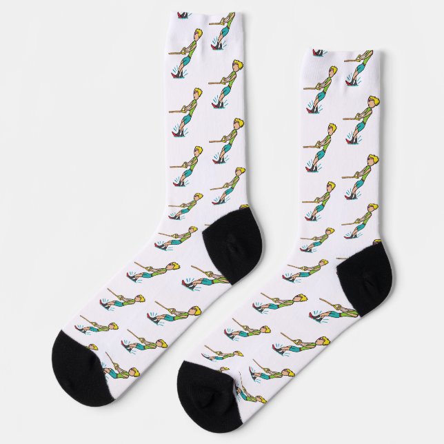 Wasserskilauf Socken (Linkes Detail)