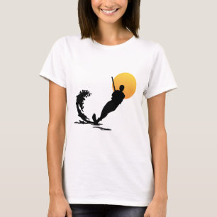 Wasserskilaufen Coole Oberfläche Wassersport Liebh T-Shirt