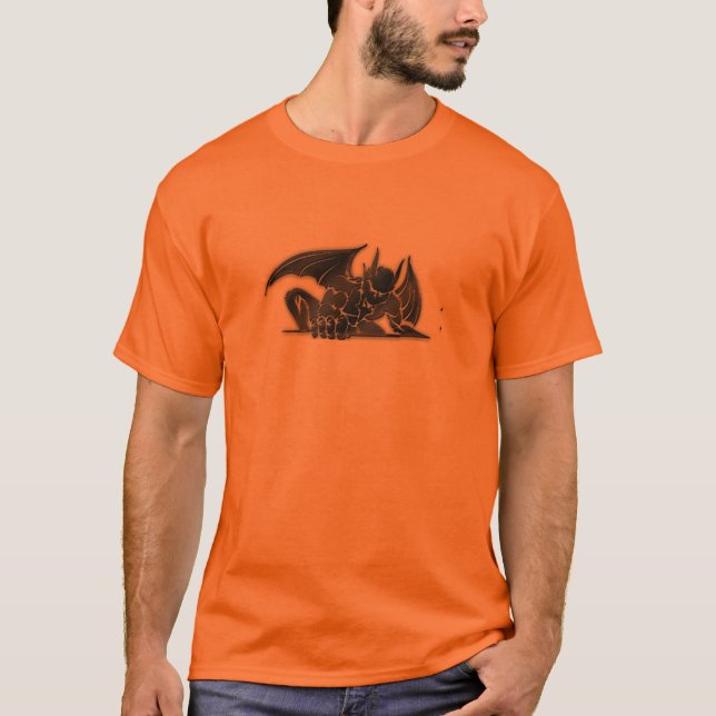 Wasserspeier-Grau T-Shirt (Vorderseite)
