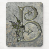 Wasserspeier-Monogramm B