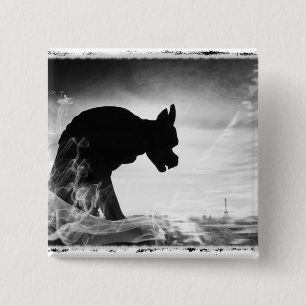 WASSERSPEIER NOTRE DAME PARIS FRANKREICH BUTTON