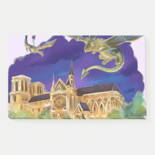 Wasserspeier Notre Dame - Paris Notizen 10" x 6"