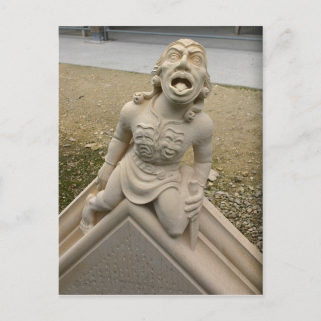 Wasserspeier - York-Kathedrale Postkarte (Vorderseite)