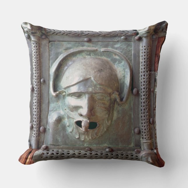 Wasserspeierplatte von der links Tür des Portals, Kissen (Vorderseite)