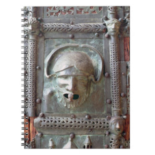 Wasserspeierplatte von der links Tür des Portals, Notizblock