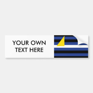 WASSERSPORT-STOLZ-FLAGGE AUTOAUFKLEBER