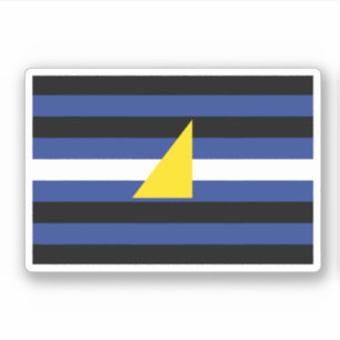 Wassersport-Stolzflagge Aufkleber