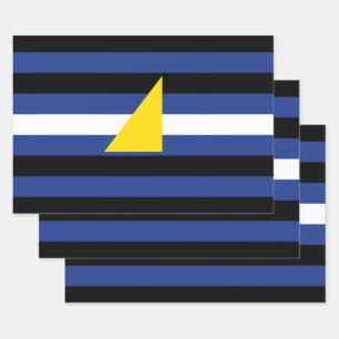 Wassersport-Stolzflagge Geschenkpapier Set