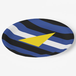 Wassersport-Stolzflagge Pappteller