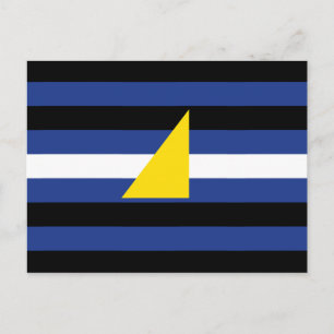 Wassersport-Stolzflagge Postkarte