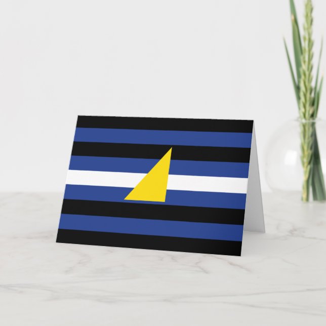 Wassersportflagge Feiertagskarte (Vorderseite)