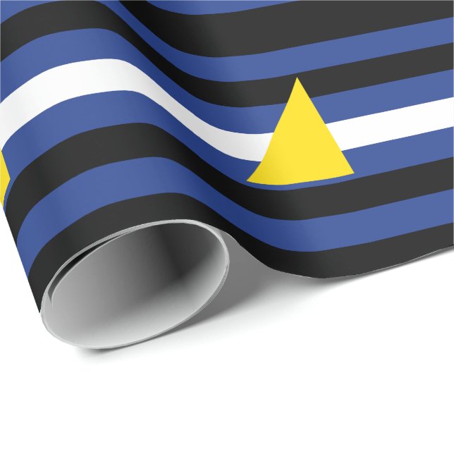 Wassersportflagge Geschenkpapier (Rolleneckpunkt)