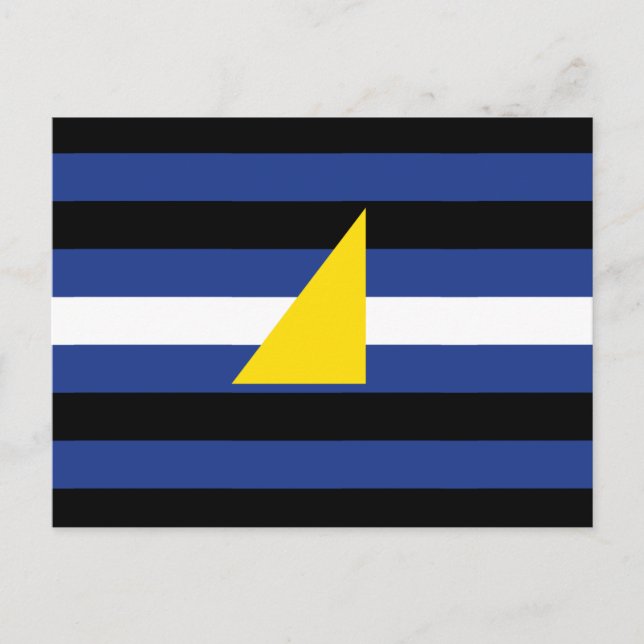 Wassersportflagge Postkarte (Vorderseite)