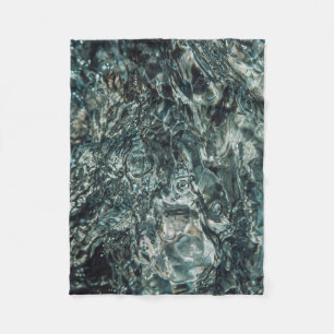 Wasserspritze in nah-up-Fotografie Fleecedecke