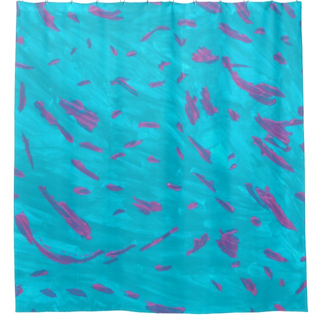 Wasserspül-Duschvorhang Duschvorhang (Vorderseite)