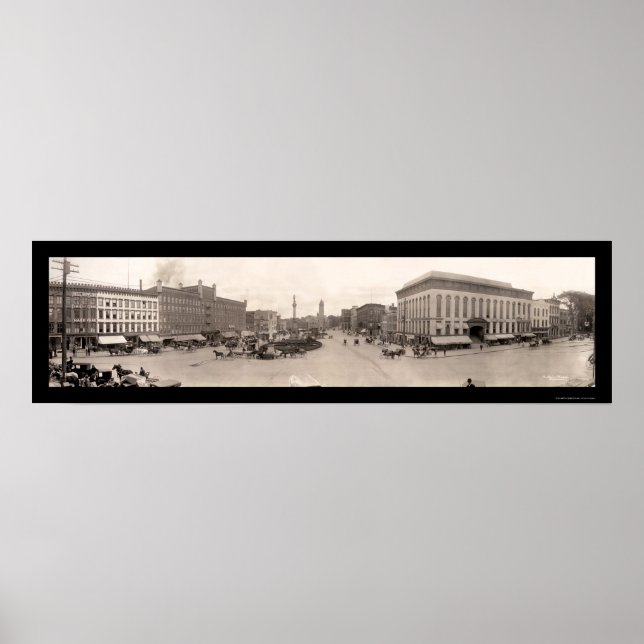 Wasserstadt NY Foto 1909 Poster (Vorne)