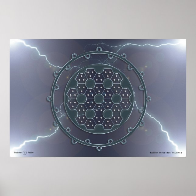 Wasserstoff-5-Isotopenmasssimulator II Poster (Vorne)