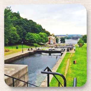 Wasserstraße Rideau Canal. Jetzt kaufen Getränkeuntersetzer