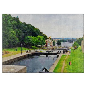 Wasserstraße Rideau Canal. Jetzt kaufen Schneidebrett