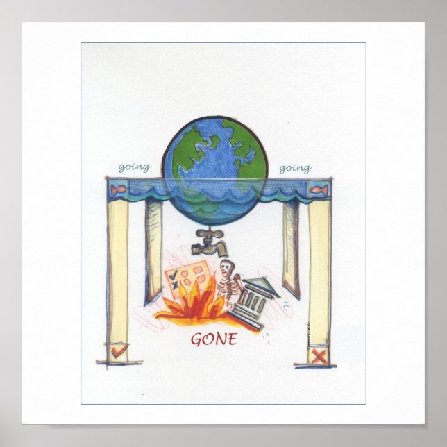 Wassertabelle Poster (Vorne)