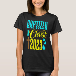Wassertaufe Christlicher kirchlicher Glaube getauf T-Shirt