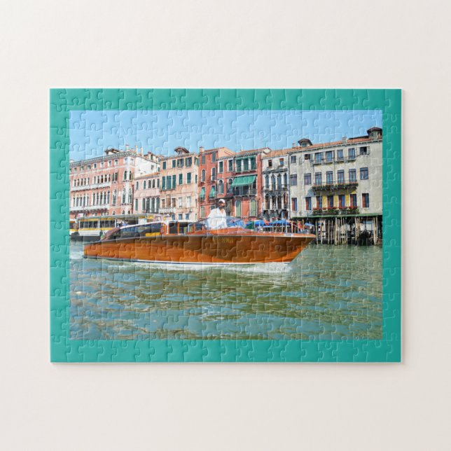 Wassertaxi in Venedig Puzzle (Horizontal)