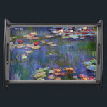 Wasserteich, Monet Serviertablett<br><div class="desc">Oscar-Claude Monet (14. November 1840 - 5. Dezember 1926) war ein französischer Maler, Gründer des französischen Impressionistischen Gemäldes und beständiger und produktivster Vertreter der Philosophie der Bewegung, seine Wahrnehmungen vor der Natur zu äußern, vor allem, was die Landschaftsmalerei mit Pflaumen betrifft. Der Begriff "Impressionismus" leitet sich aus dem Titel seines...</div>