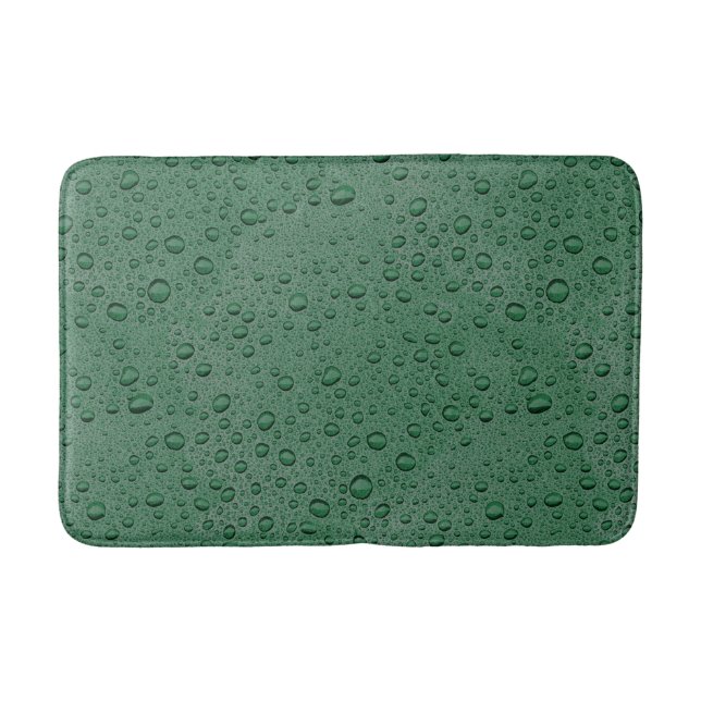 Wassertröpfchen Badematte (Vorderseite)