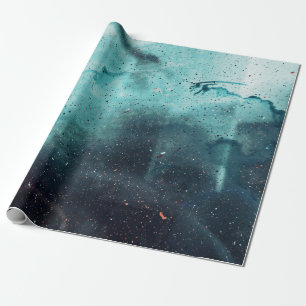 Wassertropfen an Glasfenstern Geschenkpapier