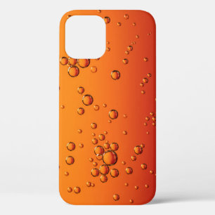 Wassertropfen auf orangefarbener Oberfläche Case-Mate iPhone Hülle