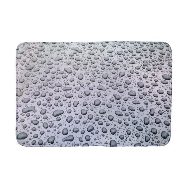 Wassertropfen Badematte (Vorderseite)
